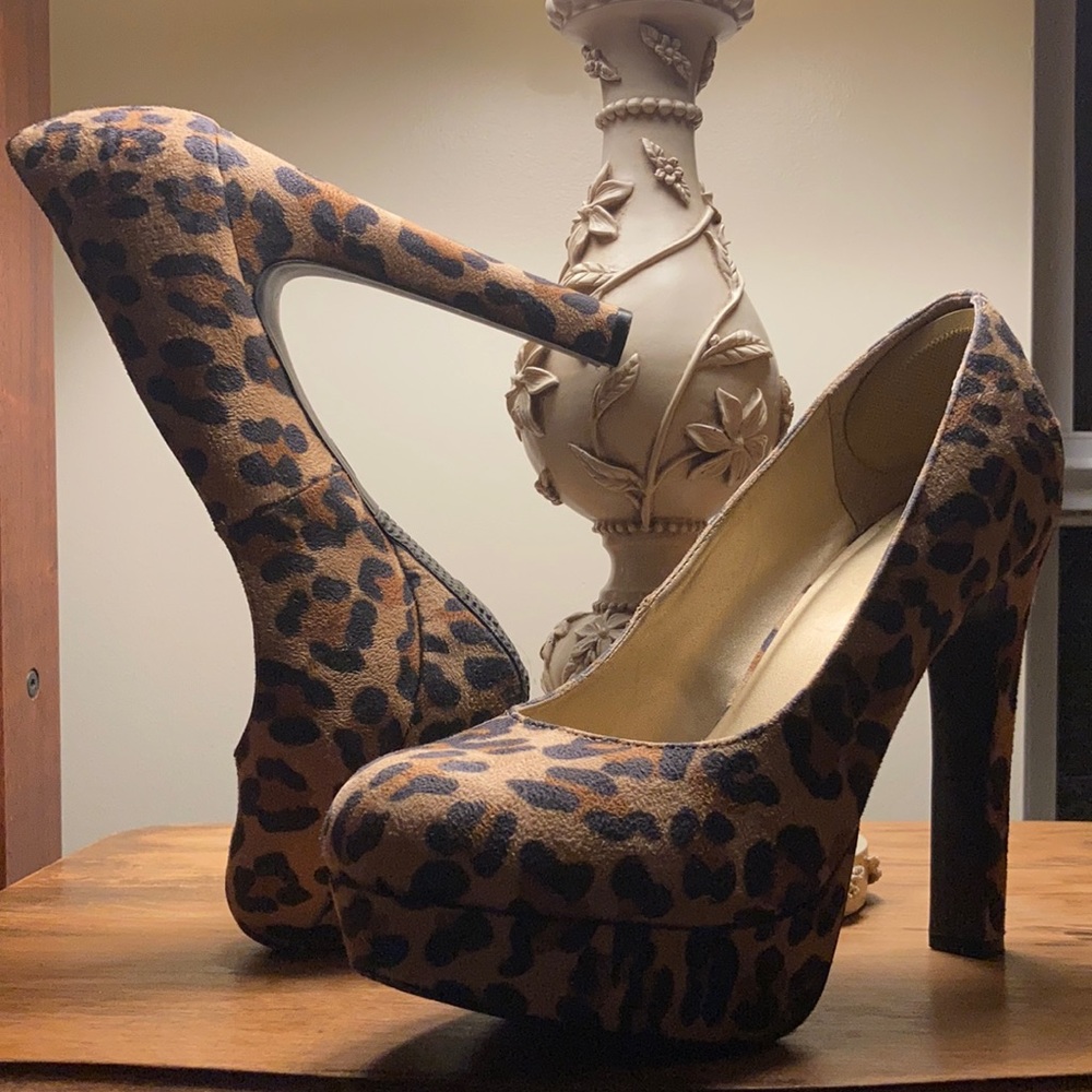 Leopard print shoes